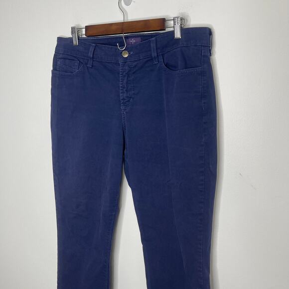 NYDJ  women's 12 pants chinos jean style navy blue Not Your Daughter's Jeans - Picture 3 of 14